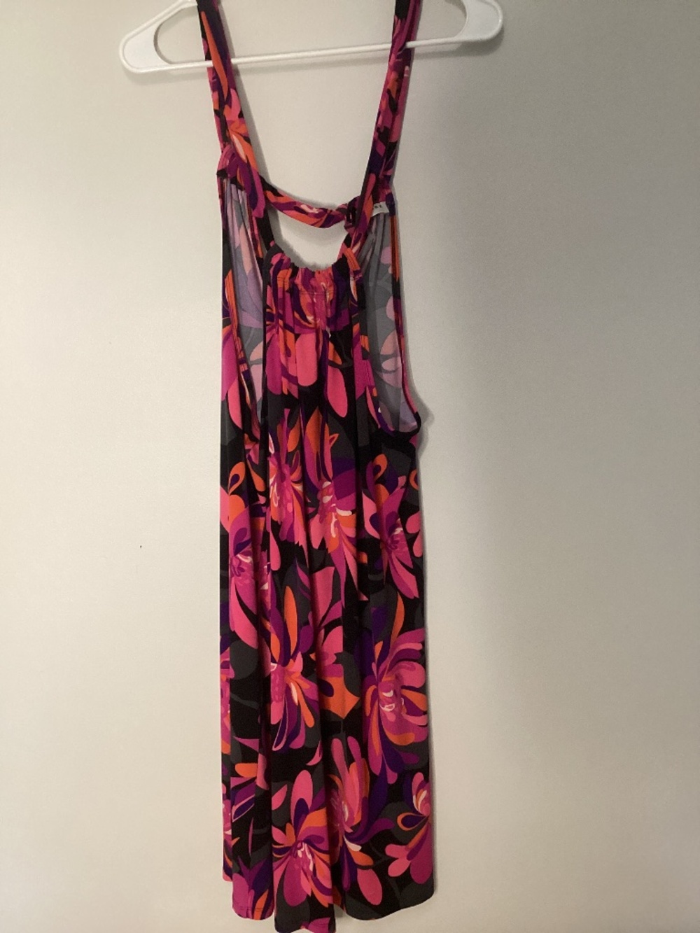 Trina Turk Juju Knit Floral Halter Dress Summer Medium Resortwear Vacation  Size
